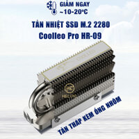 Tản nhiệt SSD M2 2280 Coolleo HR-09 Pro ốp tản nhiệt ổ cứng nvme M.2 ice đổi thủ của Thermalright HR09