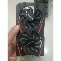 Tản nhiệt vga 1050 1050ti rx460 rx560 2fan gigabyte [nguyên cụm tản + heatsink]