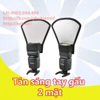 Tản sáng flash tay gấu 2 mặt