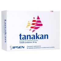 Tanakan 40mg, 90 viên :điều trị các triệu chứng làm suy yếu tuần hoàn não ở tuổi già, như giảm thị lực, thính giác.