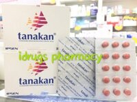Tanakan (Ginkgo Biloba) 40mg. Chiết xuất từ lá bạch quả Nuôi dưỡng hệ thần kinh và não 30 viên / hộp