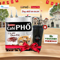 [Tặng 01 ly GOLD] Túi cà phê Phố Đen Đá MacCoffee (560gr - 16gr x 35 gói)