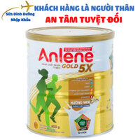 [Tặng 1 bịch sữa nước Anlene] 2 lon sữa bột Anlene Gold 5X 800g tăng cường sức khỏe cơ xương khớp