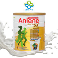 [Tặng 1 bịch sữa nước Anlene] 2 lon sữa bột Anlene Gold 5X 800g tăng cường sức khỏe cơ xương khớp