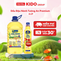 [TẶNG 1 CHAI 1L] Chai 5 Lít Dầu Đậu Nành Thượng Hạng Tường An Premium