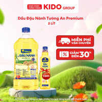 [TẶNG 1 CHAI 400ML] Chai 2 Lít Dầu Đậu Nành Tường An Premium