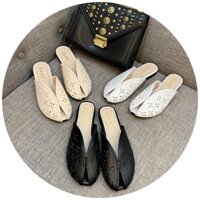 TẶNG 1 ĐÔI TẤT Dép nữ sục khắc hoa