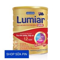 Tăng 1 gấu bông - Sữa bột lumiar gain lon 900g