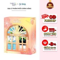 [TẶNG 1 GẤU CAPYBARA] Hộp Quà Sữa Tắm St.Ives Muối Biển 473ml + Sữa Rửa Mặt Trà Xanh 90g