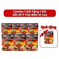 [Tặng 1 Gói] Combo 7 Gói Xốt Mì Ý Thịt Bằm Vị Cay Nisshin Seifun Welna