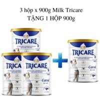 [Tặng 1 hộp 900G] Combo 3 hộp Milk Tricare 900G-Sữa bổ sung canxi cho người lớn tuổi, ngăn ngừa loãng xương, đau nhức.