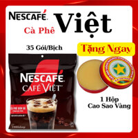 [Tặng 1 Hộp Cao Sao Vàng] Nescafe CAFE VIỆT Cà Phê Đen hòa tan Bịch 35Gói