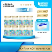 [TẶNG 1 HỘP NHỰA] Combo 8 Lọ Yến KidGrow Cho Bé 12% Tổ Yến Hương Tự Nhiên - Khánh Hòa Nutrition - 8 Lọ x 70ml