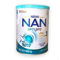 tặng 1 khăn cho bé Sữa Nan Nga số 3 800g (Trên 1 tuổi) .