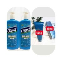 TẶNG 1- KHI MUA 2 CHAI-946ml Sữa Tắm - Gội Dành Cho Nam Coast Hair & Body 946ml