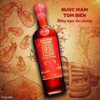 [TẶNG 1 KIẾT THÀNH 500ML] COMBO 2 CHAI NƯỚC MẮM TĨN TÔM BIỂN HỒNG NGỌC ĐẠI DƯƠNG ĐỘ ĐẠM 45N 500ML - NƯỚC MẮM TĨN