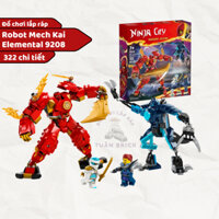 (Tặng 1 mini ninjago) Bộ Đồ Chơi Tháo Lắp mô hình Ninja go Robot Mech Kai Elemental - Mã 11808