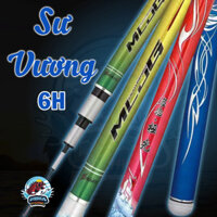 (Tặng 1 ngọn) Cần Câu Tay Sư Vương 6h, cần siêu nhẹ, siêu đẹp - Mika fishing 54nbc6368zz