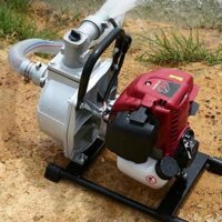 [TẶNG 1 NHỚT] MÁY BƠM NƯỚC GẮN ĐẦU MÁY CẮT CỎ GX35  động cơ 4 thì,