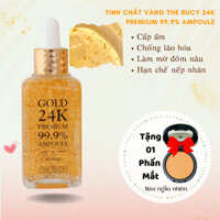 Tặng 1 phấn mắt màu ngẫu nhiên - Serum tinh chất vàng 24k The Rucy Premium 99% Ampoule 50ml