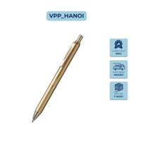 [Tặng 1 ruột] Bút Ký Cao Cấp Pentel mực gel nét 0.7mm BL407 - Mạ Vàng kèm hộp sang trọng