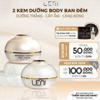 [Tặng 1 TẩyTBC] Combo 2 Hộp Kem Ban Đêm LENI Dưỡng Trắng Mềm Mịn Cho Làn Da Hoàn Hảo - Hộp 200g