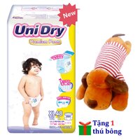 [Tặng 1 thú bông chó tai dài mặc áo] Tã quần Unidry Premium size XL48 (bé 12-17 kg) LazadaMall