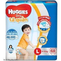 TẶNG 1 THÚ BÔNG MATSU khi mua   Tã - Bỉm quần Huggies Dry m74/  L68 /XL62