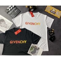 (Tặng 1 vòng phong thủy) Áo phông unisex nam nữ form rộng tay lỡ chữ GIVENCHI đẹp vải dày mịn - AC06