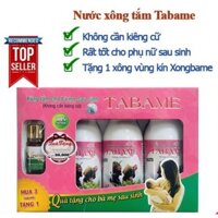 (TẶNG 1 XÔNG VÙNG KÍN XONGBAME 10ML) COMBO 3 CHAI NƯỚC XÔNG TẮM THẢO DƯỢC CHO MẸ 250ML TABAME (Việt Nam Chất Lượng Cao)