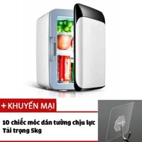 [TẶNG 10 MÓC DÁN CHỊU LỰC] TỦ LẠNH MINI 10 LIT MARRYCAR MR-TL10L 2 CHẾ ĐỘ NÓNG LẠNH ĐỂ MỸ PHẦM THỰC PHẨM SIÊU TIỆN LỢI