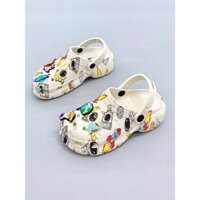 Tặng 10 Sticker Ngẫu Nhiên Giày Dép Sục Nam Nữ Trẻ Em Phi Hành Gia Nesty NE01