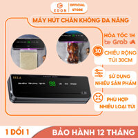 [TẶNG 10 TÚI] Máy Hút Chân Không EDON Tự Động Có Hàn Miệng Túi, Máy Hút Chân Không Đóng Gói Thực Phẩm Khử Trùng MHC01
