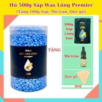 [TẶNG 100G SÁP+MỠ TRĂN] Hủ 500g Sáp Wax Lông Cao Cấp - Sáp thơm, wax tay chân, râu nam, ria mép, bi.ki.ni -Tặng que gỗ