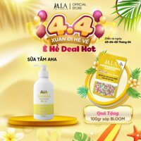 TẶNG 100GR SÁP BLOOM - Sữa Tắm AHA Tẩy Tế Bào Chết, Sáng Da, Hỗ Trợ Cải Thiện Mụn Cơ Thể & Viêm Nang lông AHA - 200ml