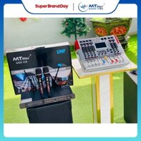 [Tặng 10m dây loa - loa dàn tiết kiêm] Combo Loa Dàn Mixer liền công suất KV6 + Cặp loa RCF 4112  + Micro đầu thu UGX125