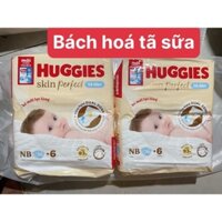 (Tặng 12 miếng)Mẫu mới Combo 2  tã dán sơ sinh Huggies NB 70 miếng  (dưới 5kg)