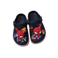 (Tặng 12 sticker) Dép Sục Crocs Baya Màu Xanh Than+ Sticker Víp Cho Bé Trai.Sản Phẩm Cao Cấp, Nhựa Không Mùi .