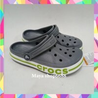 (Tặng 12 sticker) Dép Sục Crocs Baya Cho Bé Trai Gái. Sản Phẩm Cao Cấp, Nhựa Không Mùi . Trống Trơn Trượt.
