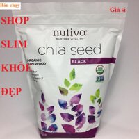 [Tặng 120g Yến Mạch Úc] Hạt Chia Mỹ Nutifood Nutiva organic chia 907g