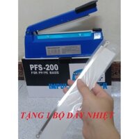 [tặng 1dây nhiệt]  MÁY ÉP MIỆNG TÚI PFS200 VỎ NHỰA - TẶNG KÈM 1 BỘ DÂY TẢI NHIỆT