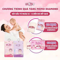 [Tặng 1Khăn mặt]Tã Bỉm Momo Diamond đủ size S64/M62/M60/L54/XL50/XXL48/XXXL46