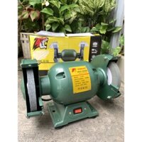 Tặng 2 đá mài gắn trên máy Máy mài 2 đá 6'' hiệu ROMANO Bench Grinder chuyên dùng để mài sắt, gỗ, kéo, phá đá, kim loại
