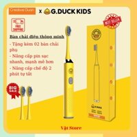 [Tặng 2 đầu bàn chải thay thế] Bàn chải điện thông minh 5 chế độ bảo vệ rặng miệng, sạc điện, thuận tiện khi đi du lịch