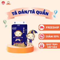 [TẶNG 2 GÓI GIẤY ĂN] - 1 BỊCH ĐẠI Stepbaby - Tã/Bỉm Dán/Quần Step baby siêu tiết kiệm, siêu mềm mại - Đủ size cho bé