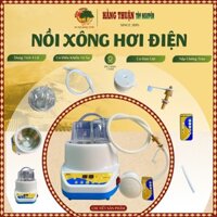 [Tặng 2 gói lá xông thảo dược] Nồi Xông Hơi 4 Lít Tiện Dụng Có Điều Khiển (bảo hành 12 tháng)