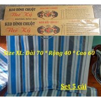 (Tặng 2 keo chuột) Set 5 TÚI BẠT DỨA XL To 70x40x60cm