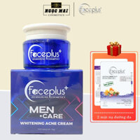 [Tặng 2 Mặt Nạ Dưỡng Da] Kem Trị Mụn, Trắng Da Dành Cho Nam Men +Care Faceplus New Whitening Acne Cream (25g)
