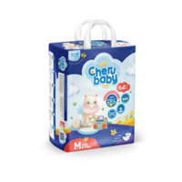 [Tặng 2 miếng dùng thử - Đủ size] Bỉm hữu cơ CheruBaby nhập khẩu Mỹ, siêu mỏng, siêu thấm, an toàn cho da bé