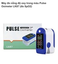 (TẶNG 2 PIN + 5 KHẨU TRANG TM N95) Máy đo SpO2 Pulse Oximeter LK87 – 1 trong 4 thiết bị cần thiết để hỗ trợ điều trị covit cho trẻ em tại nhà theo khuyến cáo của Bộ Y tế